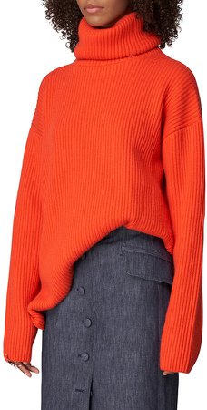 Oversize Cashmere Turtleneck Sweater