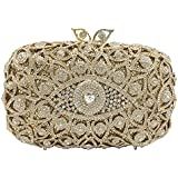 Amazon.com: LETODE Flower Clutch Purse Evening Bag for Women Formal Party Handbag Chain Strap Shoulder Bag (Gold) : Everything Else