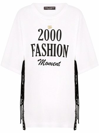 Dolce & Gabbana 2000 Fashion Moment Longline T-shirt - Farfetch
