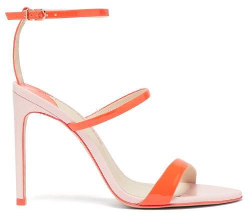 Rosalind Patent Leather Sandals - Womens - Pink
