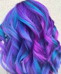 blue pink and purple hair - Google Search