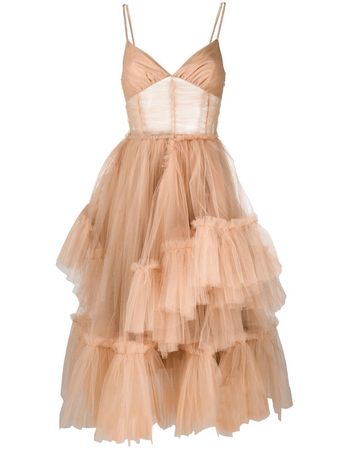 Act N°1 Tiered Tulle Midi Dress - Farfetch