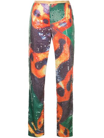 Walter Van Beirendonck Pre-Owned sequinned trousers $346 - Buy Online - Mobile Friendly, Fast Delivery, Price