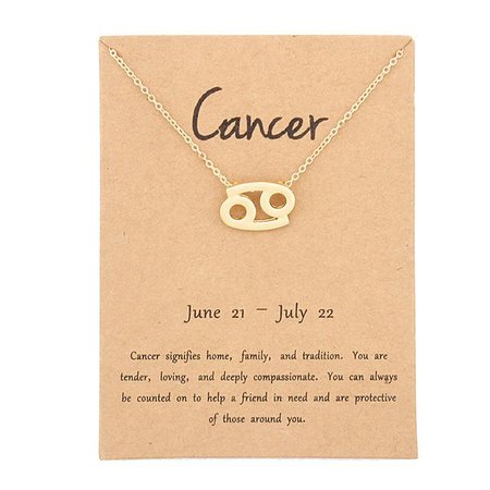 Zodiac Sign Necklace For Women – Peach&Mango