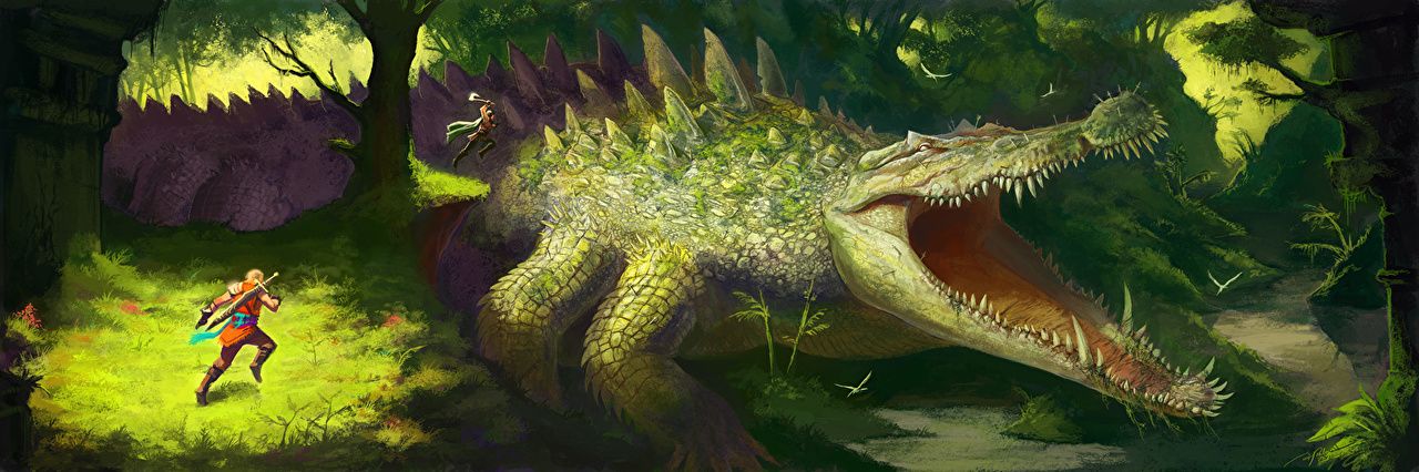 crocodile 🐊 forest monster