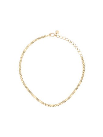 Shop SHAY 18kt yellow gold Baby Link pavé diamond choker with Express Delivery - FARFETCH