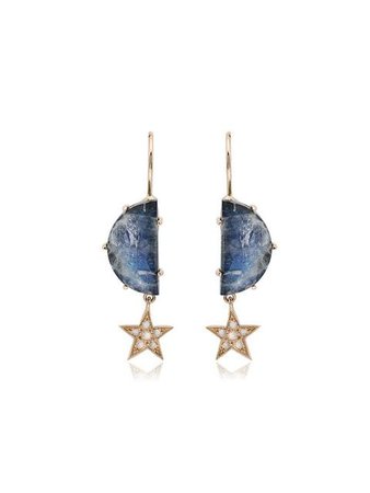 Andrea Fohrman crescent diamond earrings