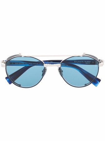 Balmain Eyewear round-frame sunglasses - FARFETCH