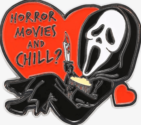 Horror Movies & Chill Enamel Pin- Hot Topic