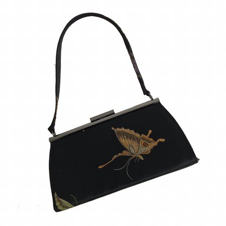 Gorgeous vintage 90s mini shoulder bag purse black... - Depop