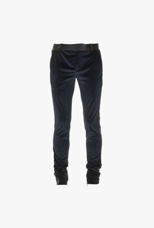‎‎‎‎ ‎ ‎Slim Fit Velvet Pants ‎ for ‎Men‎ - Balmain.com