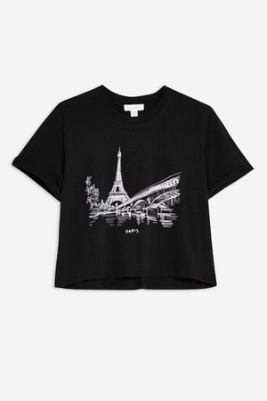Paris Cityscape T-Shirt | Topshop