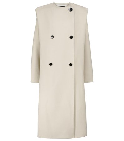 Isabel Marant - Egelton wool and cashmere coat | Mytheresa