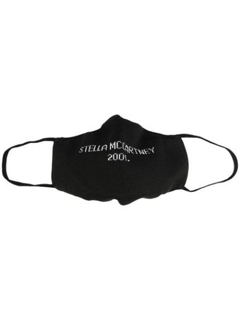 Stella McCartney logo-embellished face mask black 602935S2243 - Farfetch