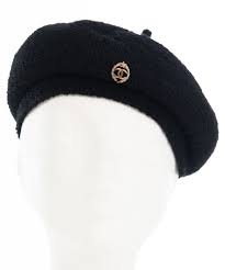 hats beret chanel black & gold - Google Search