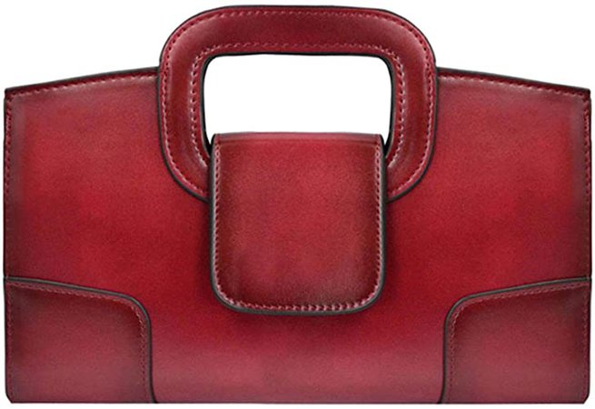 Amazon.com: ZLMBAGUS Women Vintage Flap Tote Top Handle Satchel Handbags PU Leather Clutch Purse Casual Messenger Chain Shoulder Crossbody Bag Brown: Shoes