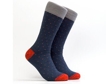 Groomsman Socks Mens Dress Socks Crew Socks Colorful Mid Calf | Etsy