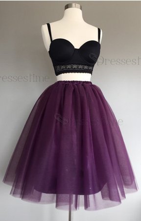 Purple 2-Piece Dress
