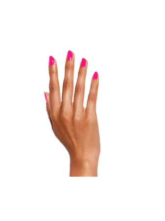 pink manicure nails polish
