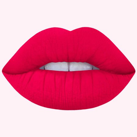 True Love: Vibrant Red Matte Velvetines Vegan Lipstick - Lime Crime