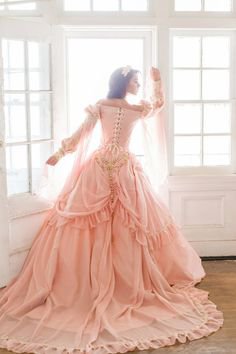 Gwendolyn Deluxe Fairy Princess Medieval Renaissance Gown Custom. $950.00, via Etsy. | Fairytale dress, Historical dresses, Renaissance gown