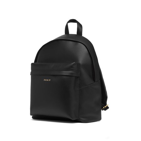 FUCK IT LEATHER BACKPACK SKU AC6R104 $800.00