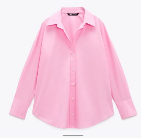 Zara pink shirt
