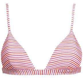 Danni Stretch-jacquard Triangle Bikini Top