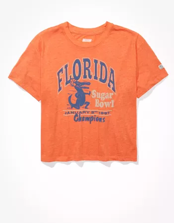 Tailgate Women's Florida Gators Retro T-Shirt orange