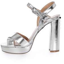 Prada platform heels silver - Google Search