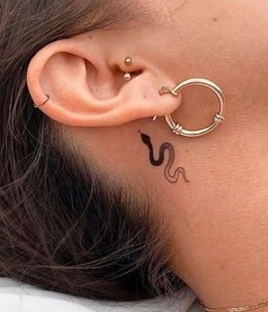 ear tattoo