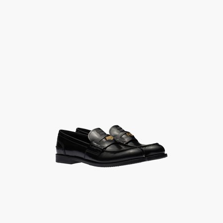 Leather loafers Black | Miu Miu