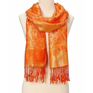 orange silk scarf - Google Search