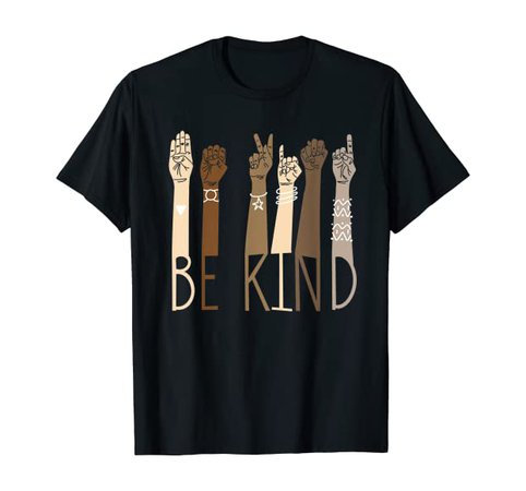 Amazon.com: Be Kind Sign Language Hand Talking Teachers Interpreter ASL T-Shirt : Clothing, Shoes & Jewelry