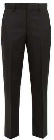 Slim Leg Tailored Trousers - Womens - Black