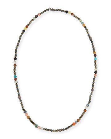 Hipchik 43" Caryn Long Beaded Necklace