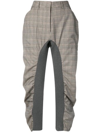 Stella McCartney cropped check trousers £590 - Shop Online - Fast Delivery, Free Returns