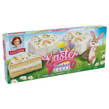 Walmart Grocery - Little Debbie Family Pack Easter Basket Cakes Vanilla Snack Cakes, 12.75 oz