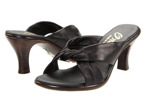 Onex - Modest (Black Leather) Women's Dress Sandals