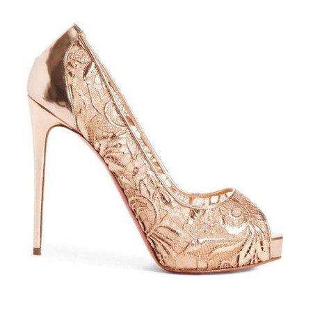 rose gold lame heels - Google Search