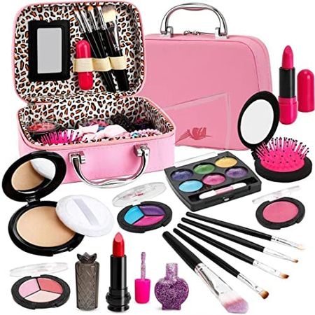 Amazon.com: Kids Washable Makeup Girls Toys, Girls Makeup Kit for Kids, Real Make Up Set for Little Girls Toddlers Children, Pretend Play Makeup Toy, Makeup for Kid 4-6, Birthday Gifts for Girl Age 3 4 5 6 7 8 12 : Toys & Games