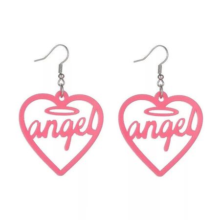 Angel Heart Earrings | BOOGZEL APPAREL – Boogzel Apparel