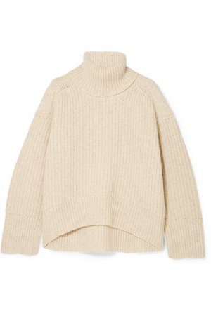 REMAIN Birger Christensen | Diana ribbed wool-blend turtleneck sweater | NET-A-PORTER.COM