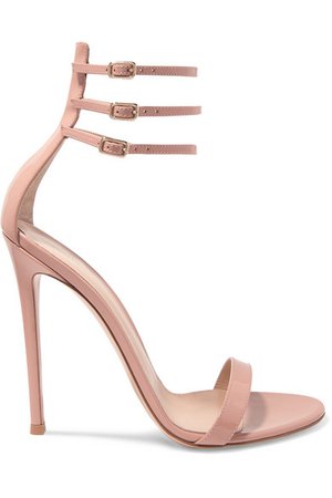 Gianvito Rossi | Lacey 115 patent-leather sandals | NET-A-PORTER.COM