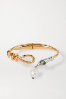 Chloé gold and pearl ring | NET-A-PORTER.COM
