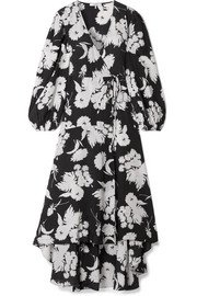 alice McCALL | Flower Girl floral-print crepe de chine midi dress | NET-A-PORTER.COM