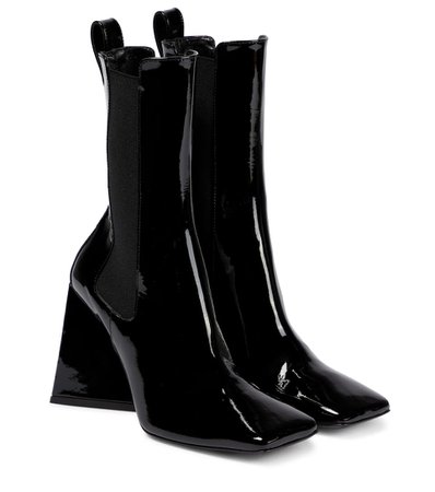 The Attico - Devon patent leather Chelsea boots | Mytheresa