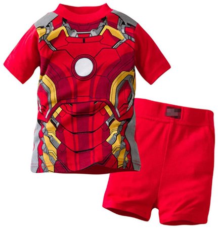 Amazon.com: Boys Pajamas 100% Cotton Spiderman Short Kids Snug Fit Pjs Summer Toddler Sleepwear (31, 5T): Clothing