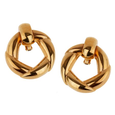 gold vintage earrings - Google Search