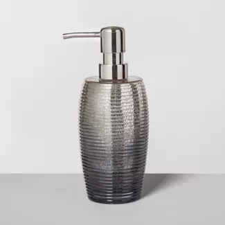 Mercury Glass Soap/Lotion Dispenser Silver - Opalhouse™ : Target